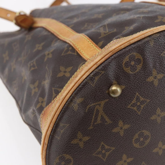 LOUIS VUITTON Monogram Bucket GM Shoulder Bag M42236 LV Auth 152316