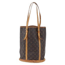 LOUIS VUITTON Monogram Bucket GM Shoulder Bag M42236 LV Auth 152316-2
