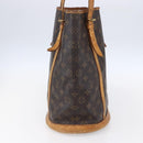 LOUIS VUITTON Monogram Bucket GM Shoulder Bag M42236 LV Auth 152316-3
