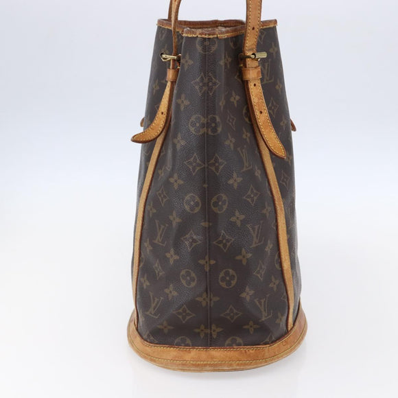 LOUIS VUITTON Monogram Bucket GM Shoulder Bag M42236 LV Auth 152316