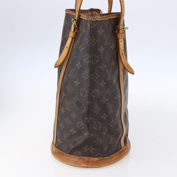LOUIS VUITTON Monogram Bucket GM Shoulder Bag M42236 LV Auth 152316