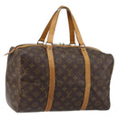 LOUIS VUITTON Monogram Sac Souple 35 Boston Bag M41626 LV Auth 152320-1