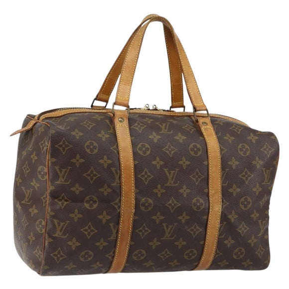 LOUIS VUITTON Monogram Sac Souple 35 Boston Bag M41626 LV Auth 152320
