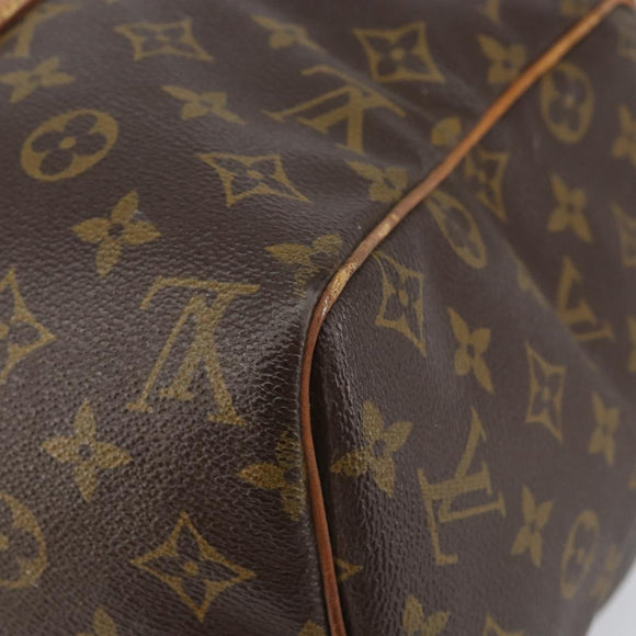 LOUIS VUITTON Monogram Sac Souple 35 Boston Bag M41626 LV Auth 152320