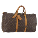 LOUIS VUITTON Monogram Keepall 50 Boston Bag M41426 LV Auth 152321-1