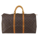 LOUIS VUITTON Monogram Keepall 50 Boston Bag M41426 LV Auth 152322-2