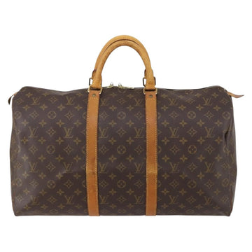LOUIS VUITTON Monogram Keepall 50 Boston Bag M41426 LV Auth 152322 - 0