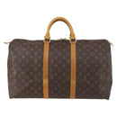 LOUIS VUITTON Monogram Keepall 50 Boston Bag M41426 LV Auth 152322-3