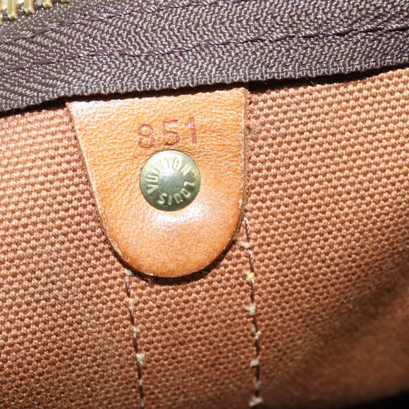 LOUIS VUITTON Monogram Keepall 50 Boston Tasche M41426 LV Auth 152323