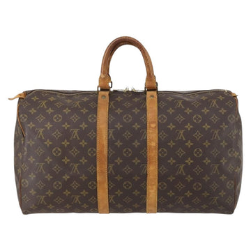 LOUIS VUITTON Monogram Keepall 50 Boston Bag M41426 LV Auth 152323 - 0