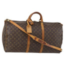 LOUIS VUITTON Monogram Keepall Bandouliere 60 Boston Bag M41412 LV Auth 152327-1