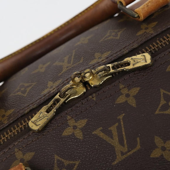 LOUIS VUITTON Monogram Keepall Bandouliere 60 Boston Bag M41412 LV Auth 152327