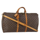LOUIS VUITTON Monogram Keepall Bandouliere 60 Boston Bag M41412 LV Auth 152328-1