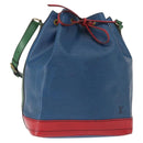 LOUIS VUITTON Epi Tricolor Noe Shoulder Bag Blue Red Green M44082 LV Auth 152330-1