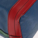 LOUIS VUITTON Epi Tricolor Noe Shoulder Bag Blue Red Green M44082 LV Auth 152330-9