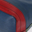 LOUIS VUITTON Epi Tricolor Noe Schultertasche Blau Rot Grün M44082 LV Auth 152330-16