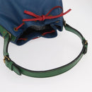 LOUIS VUITTON Epi Tricolor Noe Shoulder Bag Blue Red Green M44082 LV Auth 152330-7