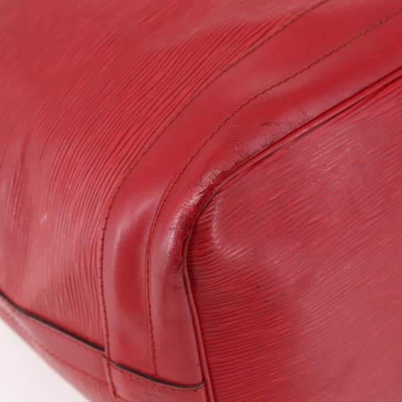 LOUIS VUITTON Epi Noe Shoulder Bag Red M44007 LV Auth 152331