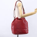 LOUIS VUITTON Epi Noe Shoulder Bag Red M44007 LV Auth 152331-21