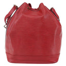 LOUIS VUITTON Epi Noe Shoulder Bag Red M44007 LV Auth 152331-2