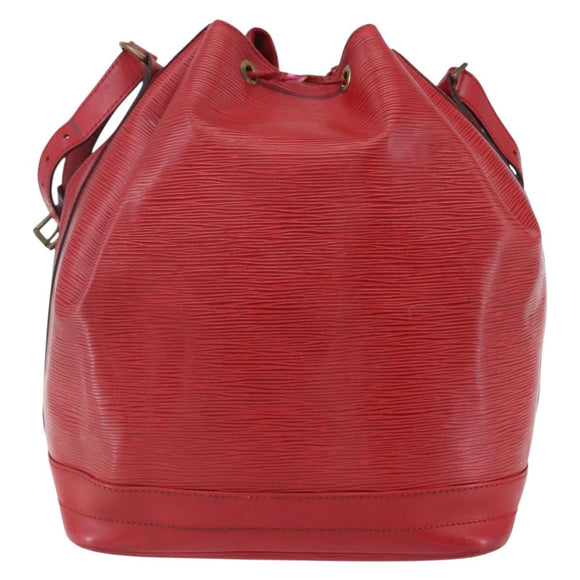 LOUIS VUITTON Epi Noe Shoulder Bag Red M44007 LV Auth 152331