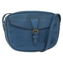 LOUIS VUITTON Epi Jeune Fille MM Shoulder Bag Toledo Blue M52155 LV Auth 152333-1