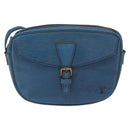 LOUIS VUITTON Epi Jeune Fille MM Shoulder Bag Toledo Blue M52155 LV Auth 152333-13
