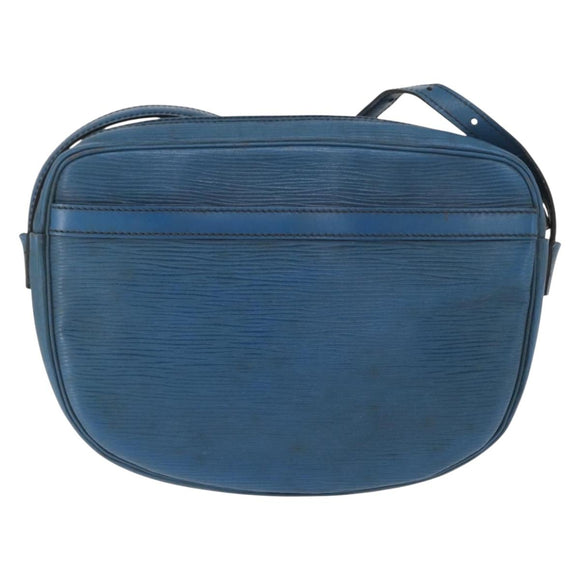 LOUIS VUITTON Epi Jeune Fille MM Shoulder Bag Toledo Blue M52155 LV Auth 152333