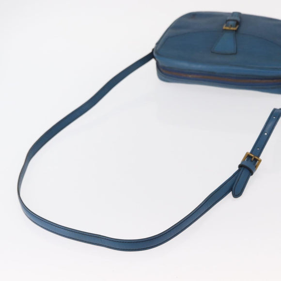 LOUIS VUITTON Epi Jeune Fille MM Shoulder Bag Toledo Blue M52155 LV Auth 152333