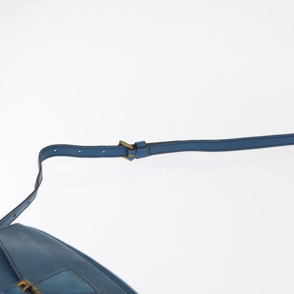 LOUIS VUITTON Epi Jeune Fille MM Shoulder Bag Toledo Blue M52155 LV Auth 152333