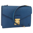 LOUIS VUITTON Epi Concorde Hand Bag Blue M52135 LV Auth 152334-1
