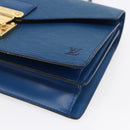 LOUIS VUITTON Epi Concorde Hand Bag Blue M52135 LV Auth 152334-15