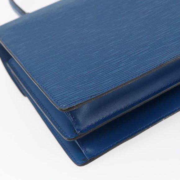 LOUIS VUITTON Epi Concorde Hand Bag Blue M52135 LV Auth 152334