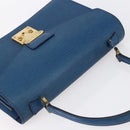 LOUIS VUITTON Epi Concorde Hand Bag Blue M52135 LV Auth 152334-6