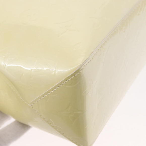 LOUIS VUITTON Monogram Vernis Reade PM Hand Bag Perle M91336 LV Auth 152338