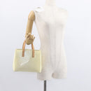 LOUIS VUITTON Monogram Vernis Reade PM Hand Bag Perle M91336 LV Auth 152338-23