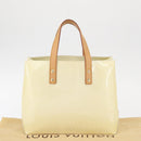 LOUIS VUITTON Monogram Vernis Reade PM Hand Bag Perle M91336 LV Auth 152338-12