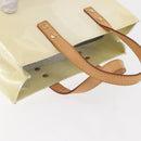 LOUIS VUITTON Monogram Vernis Reade PM Hand Bag Perle M91336 LV Auth 152338-6