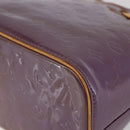 LOUIS VUITTON Monogram Vernis Houston Hand Bag Purple Viole M91093 Auth 152339-15