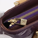 LOUIS VUITTON Monogram Vernis Houston Hand Bag Purple Viole M91093 Auth 152339-17