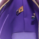 LOUIS VUITTON Monogram Vernis Houston Hand Bag Purple Viole M91093 Auth 152339-21