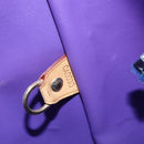 LOUIS VUITTON Monogram Vernis Houston Hand Bag Purple Viole M91093 Auth 152339-12