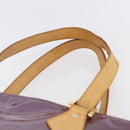 LOUIS VUITTON Monogram Vernis Houston Hand Bag Purple Viole M91093 Auth 152339-8