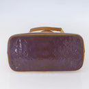 LOUIS VUITTON Monogram Vernis Houston Hand Bag Purple Viole M91093 Auth 152339-5