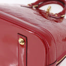 LOUIS VUITTON Monogram Vernis Alma PM Hand Bag Rose Andian M91770 LV Auth 152340-16
