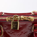 LOUIS VUITTON Monogram Vernis Alma PM Hand Bag Rose Andian M91770 LV Auth 152340-18