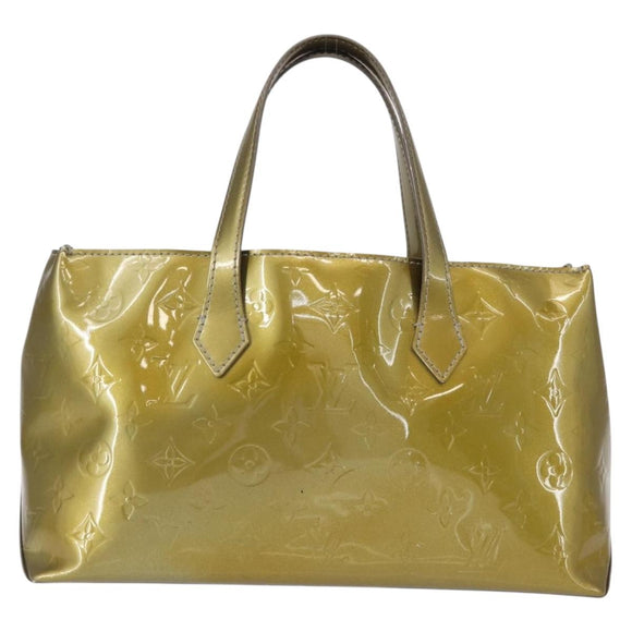 LOUIS VUITTON Monogram Vernis Wilshire PM Bag Veil amplession M91643 Auth 152343