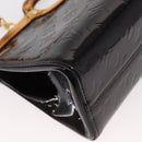 LOUIS VUITTON Monogram Vernis Roxbury Drive Hand Bag Amarante M91995 Auth 152344-17