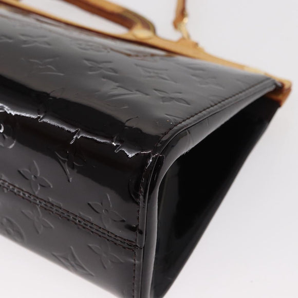 LOUIS VUITTON Monogram Vernis Roxbury Drive Hand Bag Amarante M91995 Auth 152344