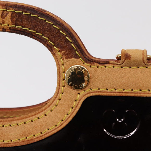 LOUIS VUITTON Monogram Vernis Roxbury Drive Hand Bag Amarante M91995 Auth 152344